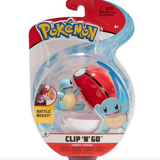 Pokémon Clip 'N' Go Pokeball - Carapuce