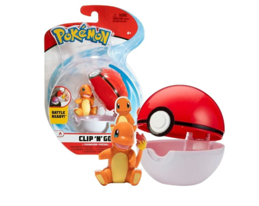 Pokémon Clip 'N' Go Pokeball - Salamèche