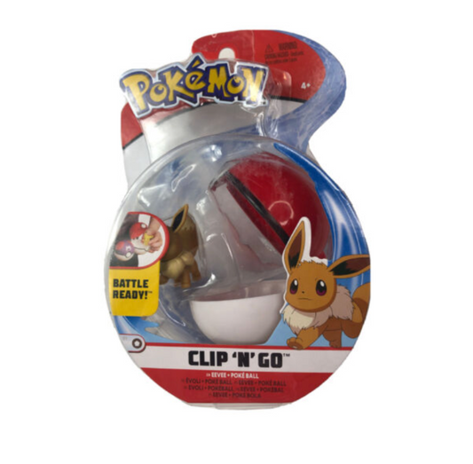 Pokemon Clip 'N' Go Pokeball - Eevee