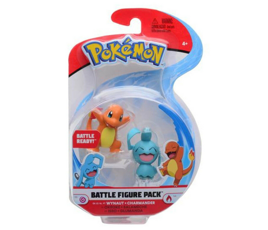 Pokemon Battle Figure Pack - Wynaut & Charmander