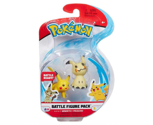 Pokemon Battle Figure Pack - Mimikyu & Pikachu