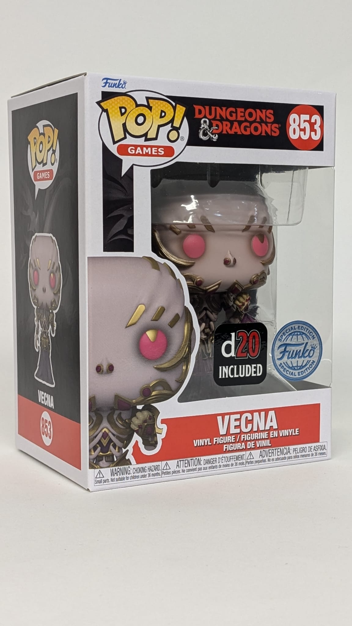 Dungeons &amp; Dragons-Pop! &amp; Würfel VECNA #853 (MT) Exklusiv