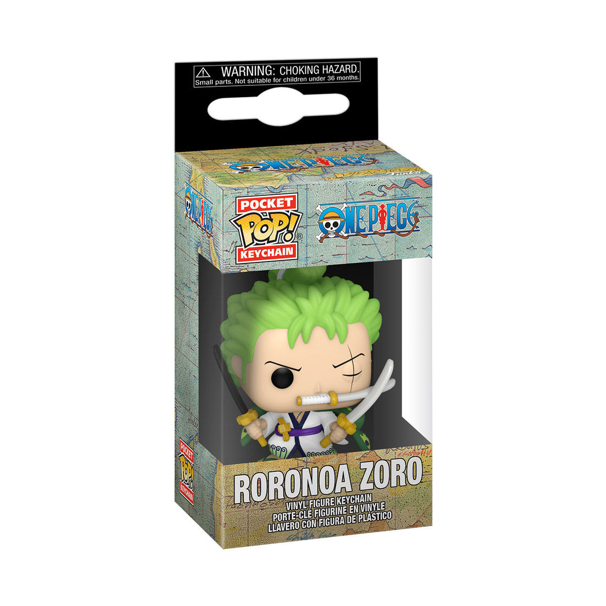 ONE PIECE Pocket POP! Portachiavi RORONOA ZORO 4cm