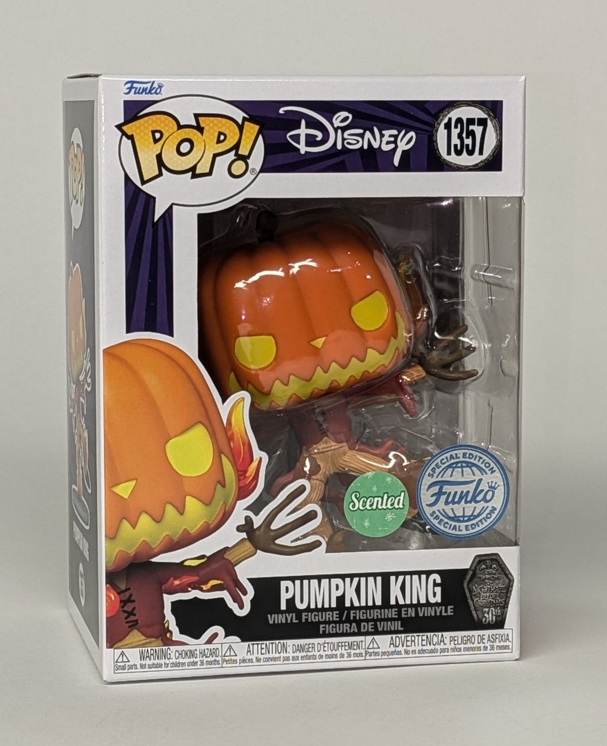 Nightmare Before Christmas - 30th Anniv. POP! PUMPKIN KING #1357