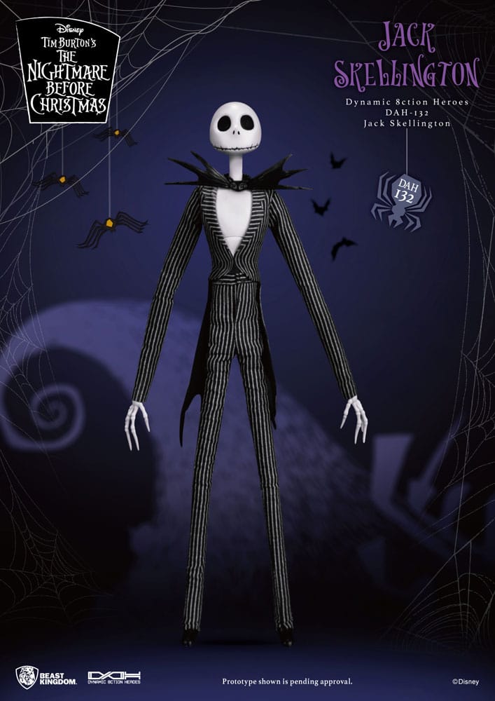 Nightmare before Christmas Dynamic 8ction Heroes Action Figure JACK