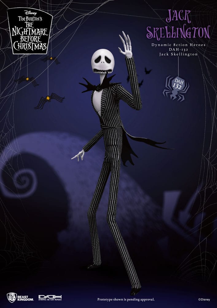 Nightmare before Christmas Dynamic 8ction Heroes Action Figure JACK