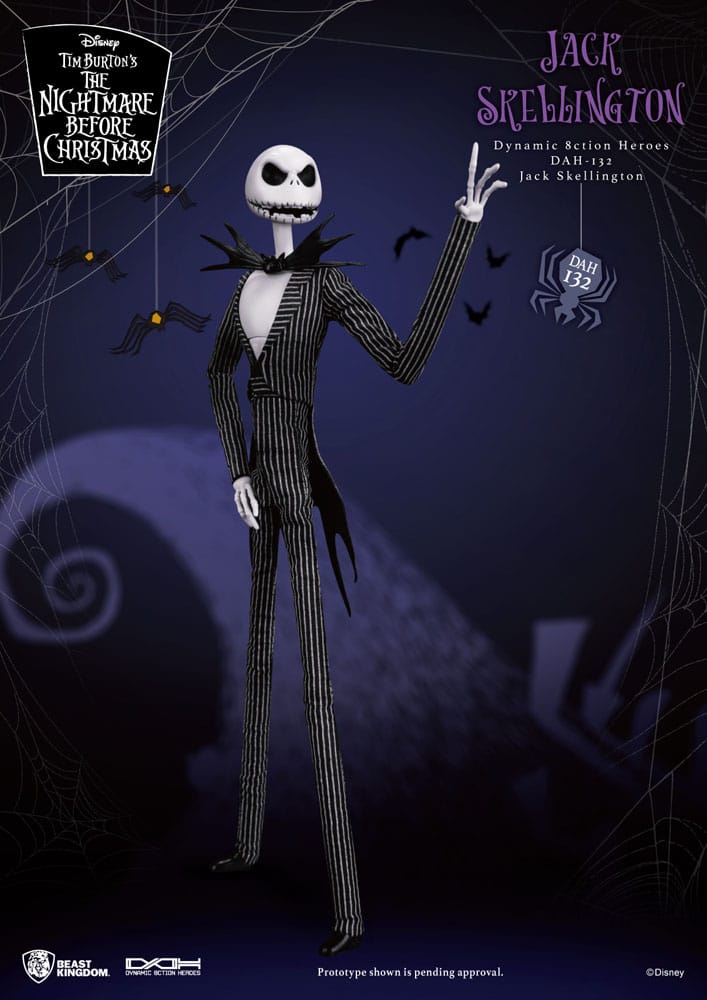 Nightmare before Christmas Dynamic 8ction Heroes Action Figure JACK