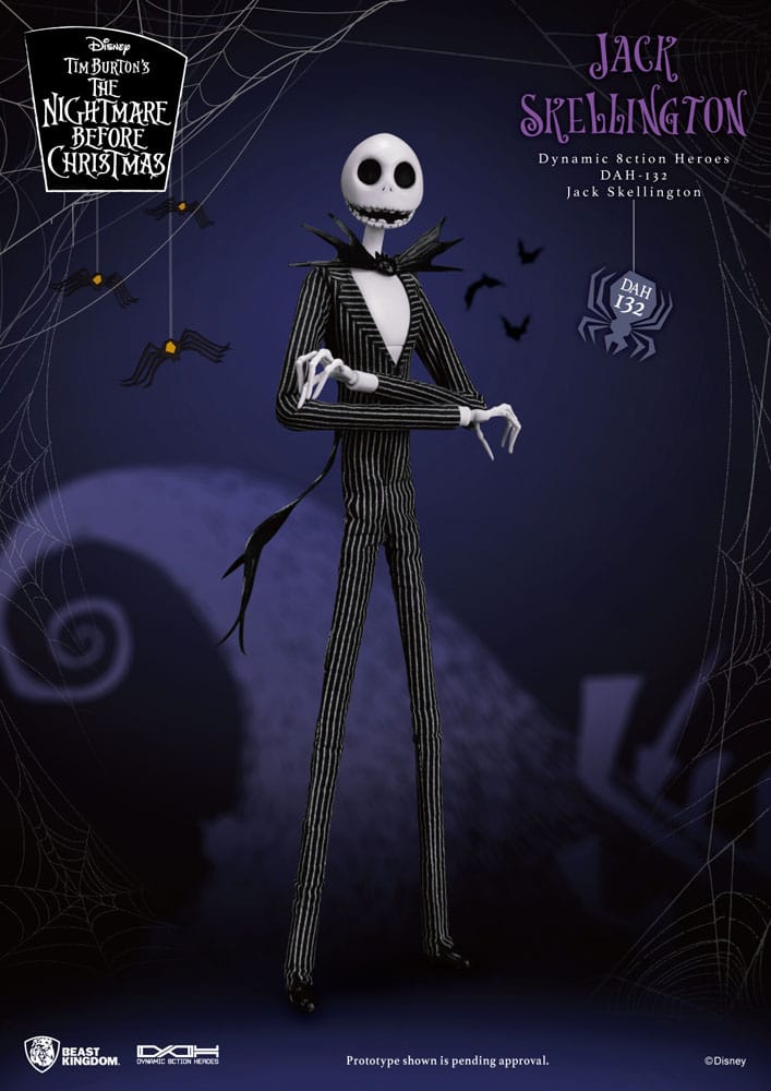 Nightmare before Christmas Dynamic 8ction Heroes Action Figure JACK