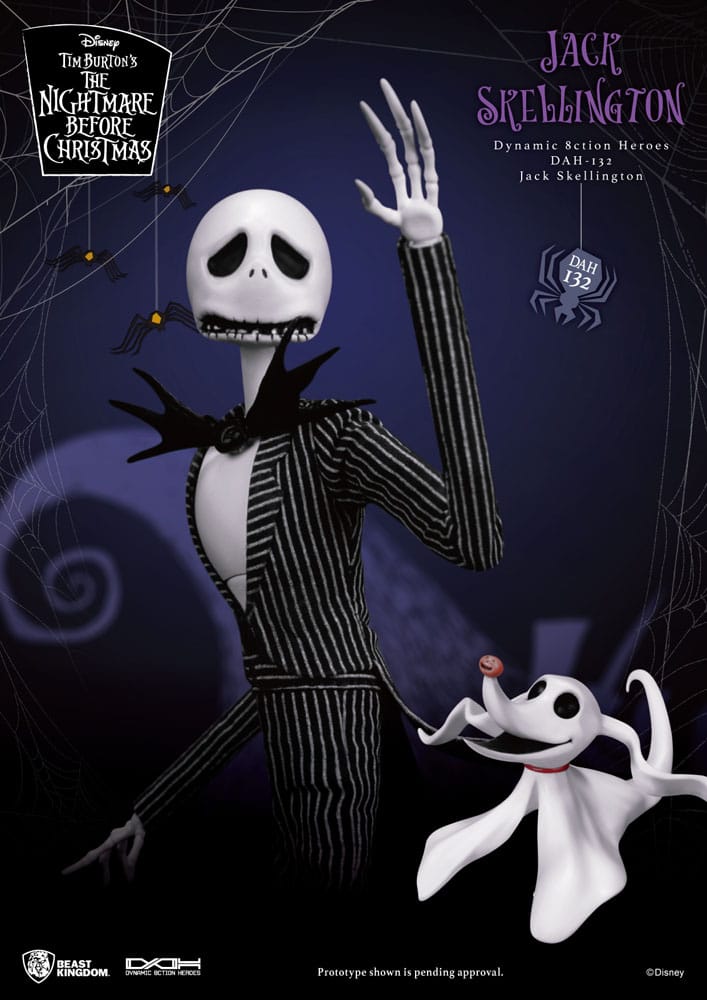 Nightmare before Christmas Dynamic 8ction Heroes Action Figure JACK