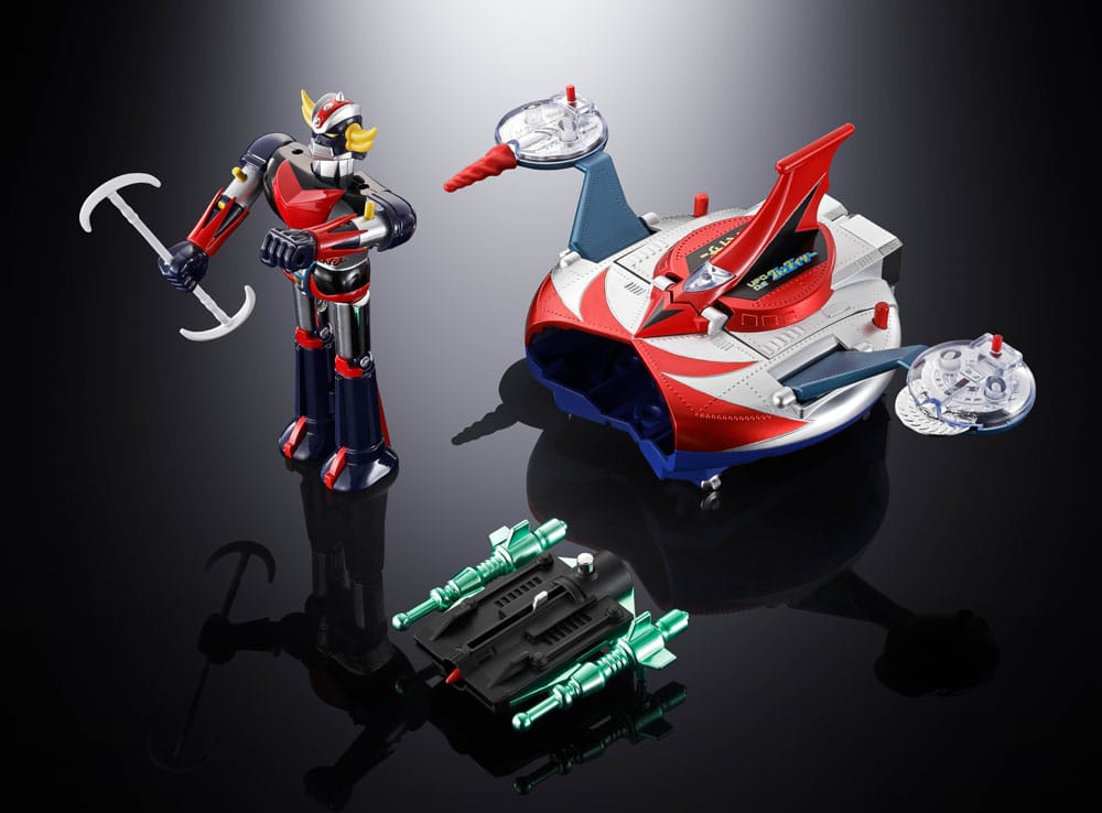 UFO Robo Grendizer Chogokin Action Figure Deluxe GRENDIZER & UFO SPAZER