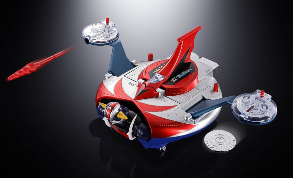 UFO Robo Grendizer Chogokin Action Figure Deluxe GRENDIZER & UFO SPAZER