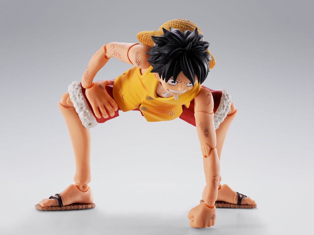 One Piece S.H.Figuarts Action Figure MONKEY D. LUFFY MARINEFORD