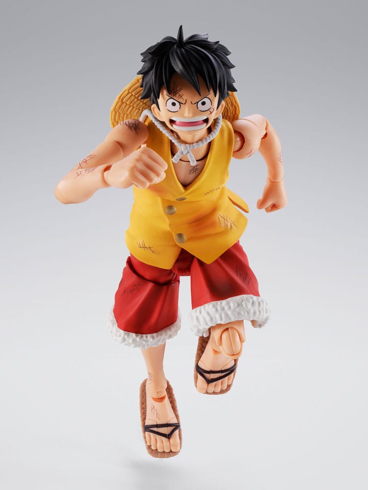 One Piece S.H.Figuarts Action Figure MONKEY D. LUFFY MARINEFORD