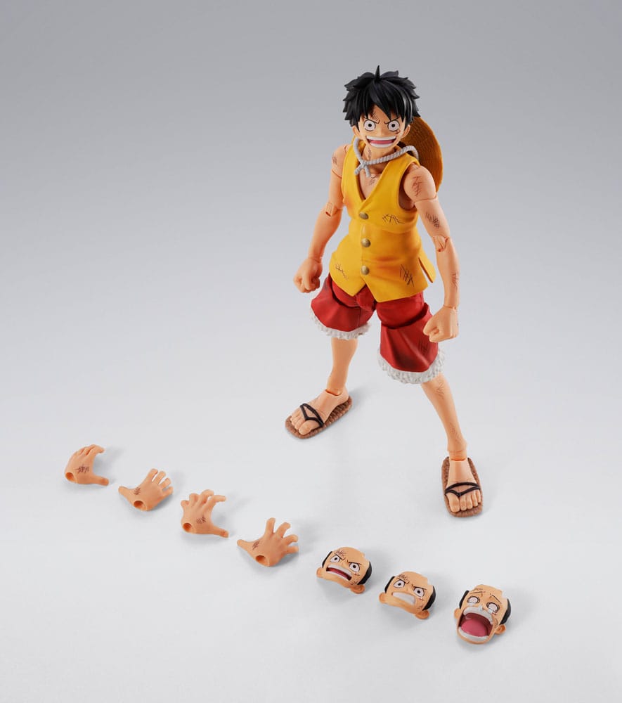 One Piece S.H.Figuarts Action Figure MONKEY D. LUFFY MARINEFORD