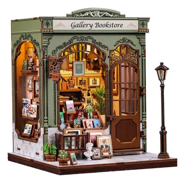 Miniature House Model Kit GALLERY BOOKSTORE