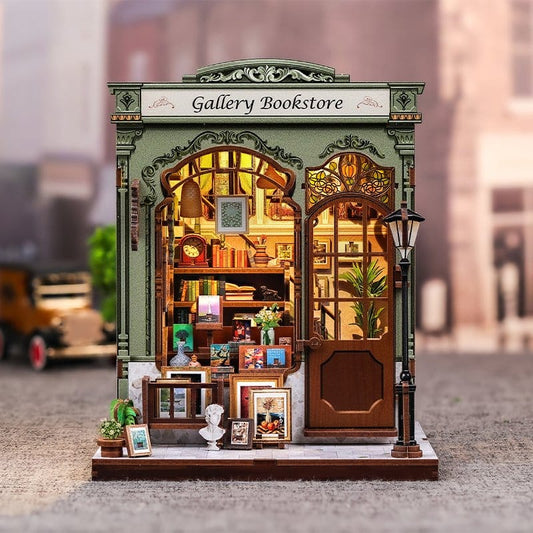 Miniature House Model Kit GALLERY BOOKSTORE