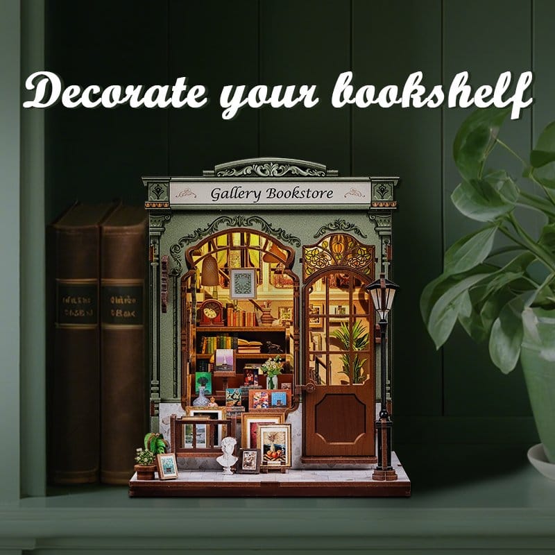 Miniature House Model Kit GALLERY BOOKSTORE