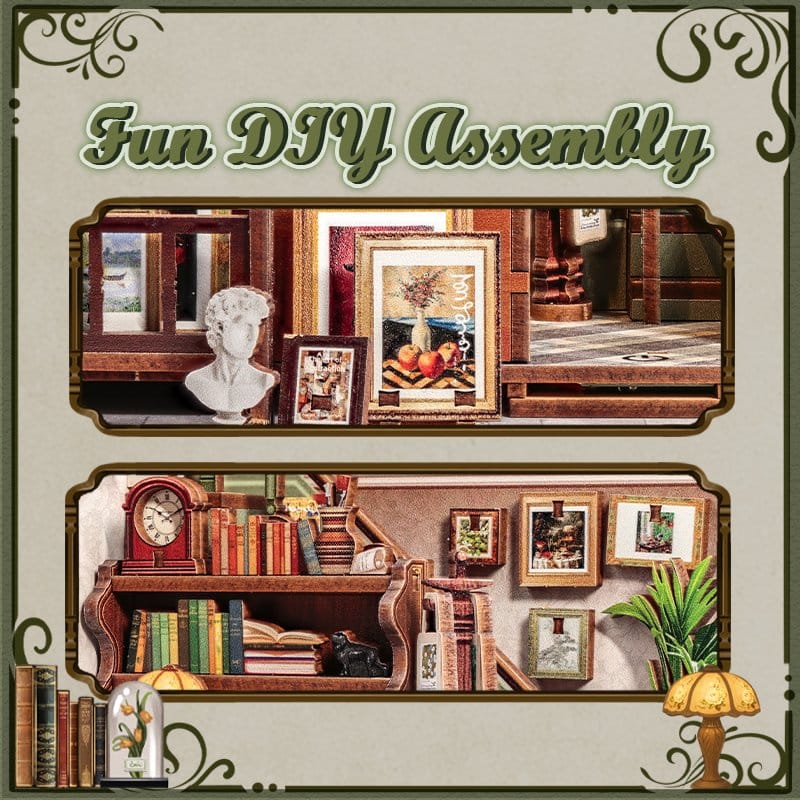 Miniature House Model Kit GALLERY BOOKSTORE