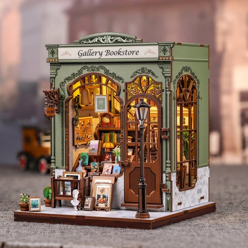 Miniature House Model Kit GALLERY BOOKSTORE