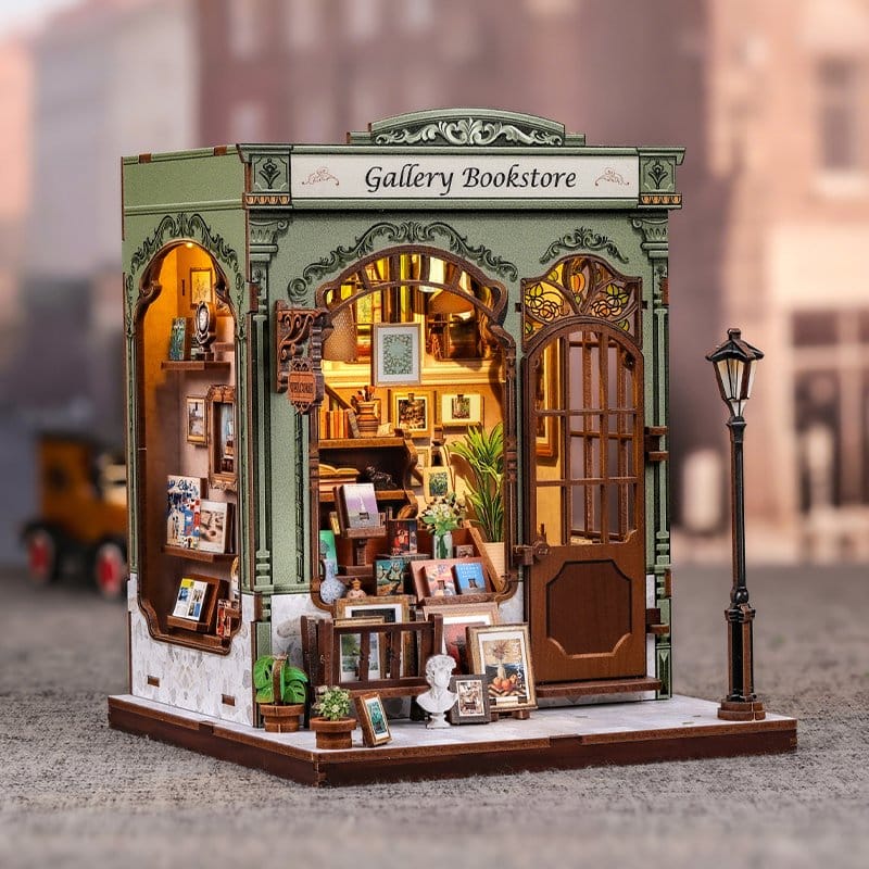 Miniature House Model Kit GALLERY BOOKSTORE
