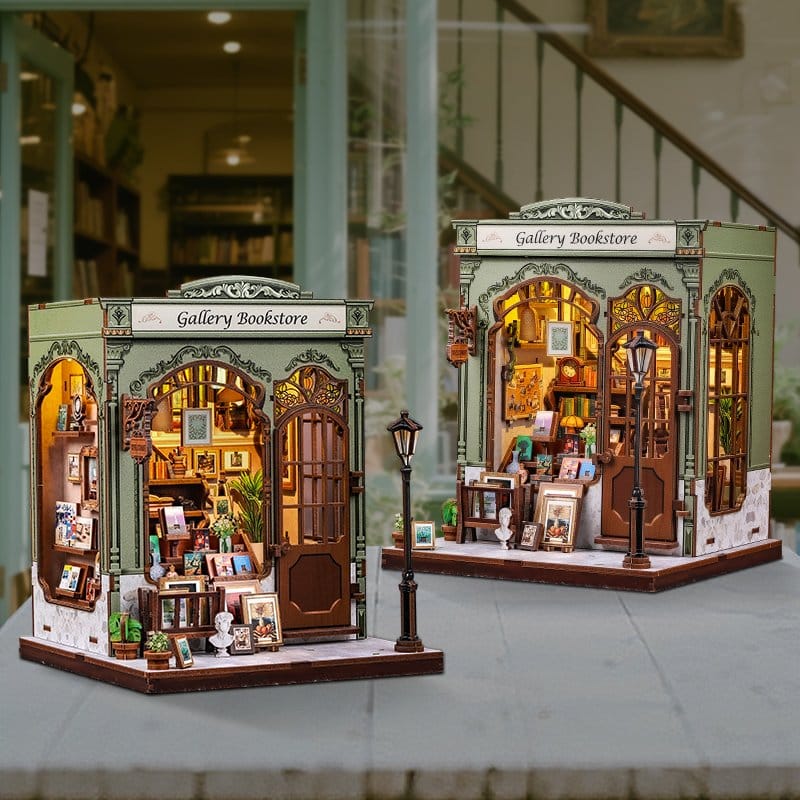 Miniature House Model Kit GALLERY BOOKSTORE
