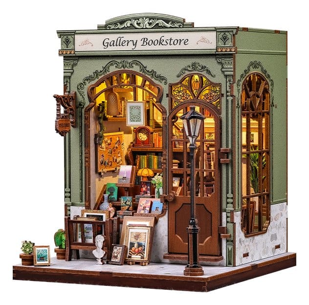 Miniature House Model Kit GALLERY BOOKSTORE
