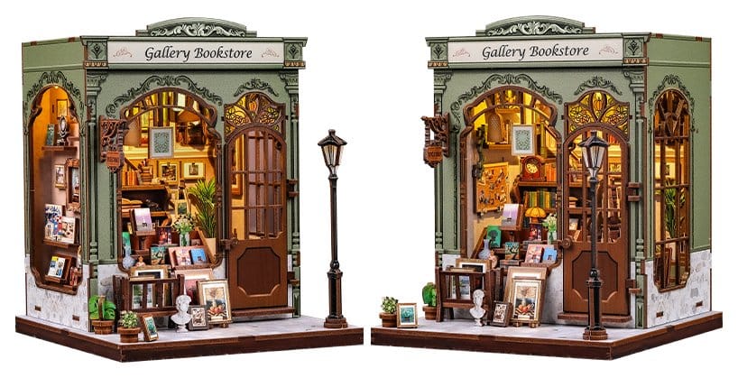 Miniature House Model Kit GALLERY BOOKSTORE