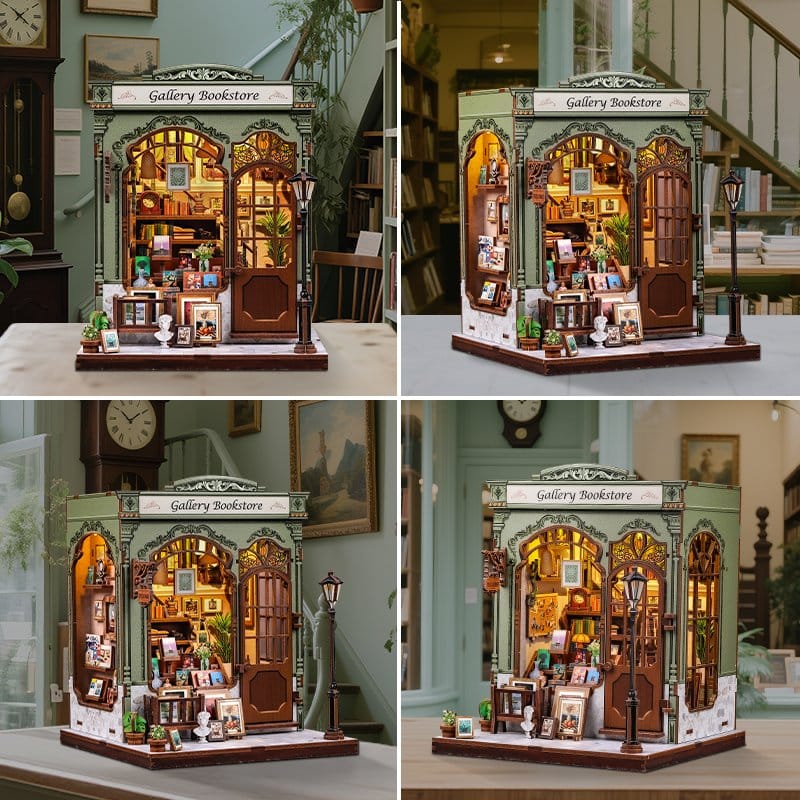 Miniature House Model Kit GALLERY BOOKSTORE