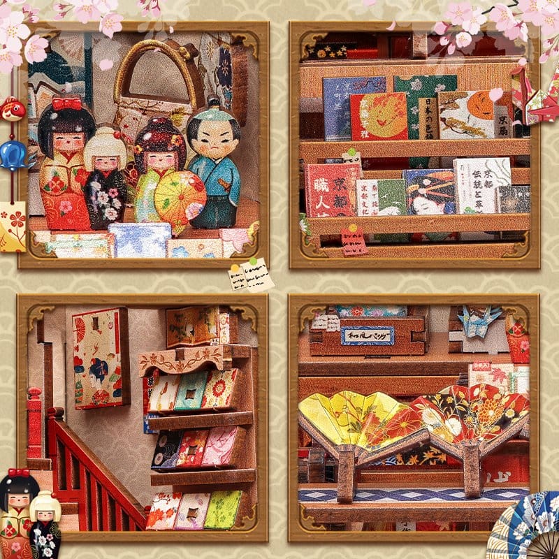 Miniature House Model Kit TSUKINO EOGI-DOU