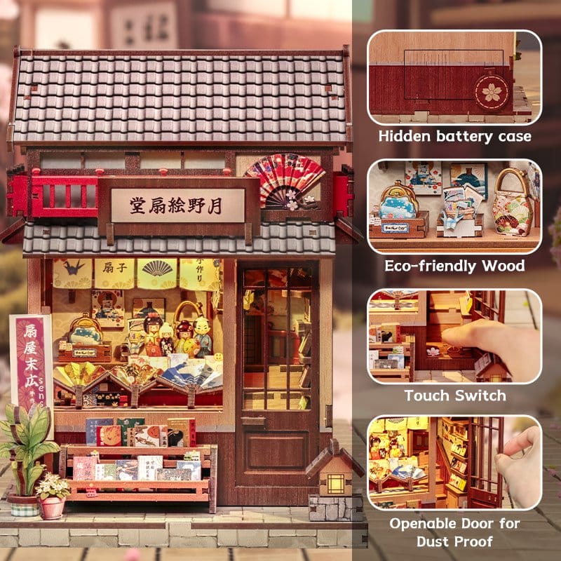 Miniature House Model Kit TSUKINO EOGI-DOU