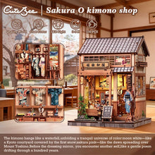 Miniature House Model Kit SAKURA KIMONO SHOP