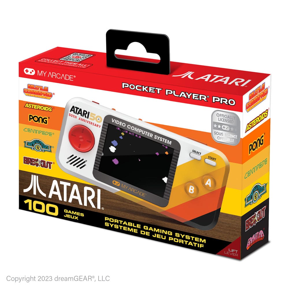 Atari Collector Portable Gaming System POCKET PLAYER PRO