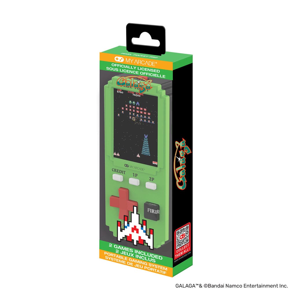 GALAGA Portable Gaming System Pixel Pocket Pro