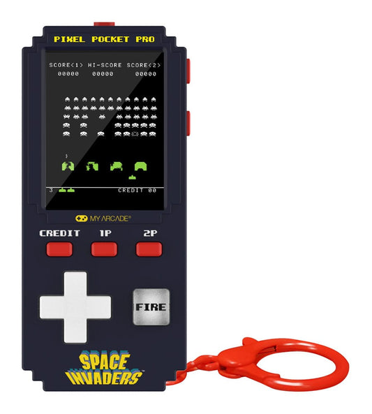 SPACE INVADERS Portable Gaming System Pixel Pocket Pro