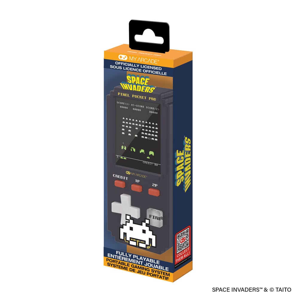 SPACE INVADERS Portable Gaming System Pixel Pocket Pro