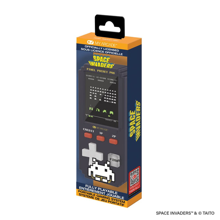 SPACE INVADERS Portable Gaming System Pixel Pocket Pro