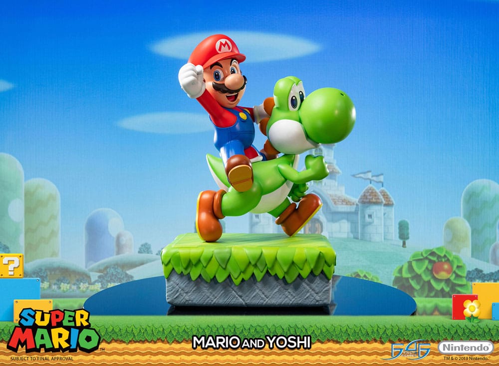 Mario Bros F4f Statue SUPER MARIO & YOSHI