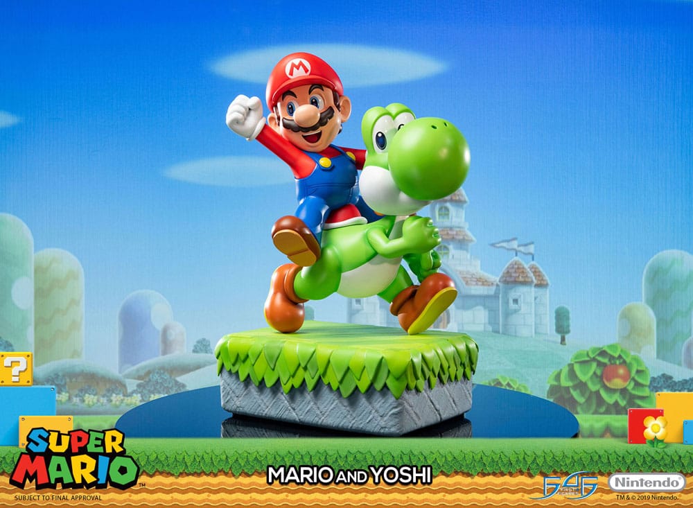 Mario Bros F4f Statue SUPER MARIO & YOSHI