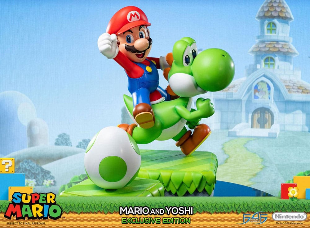 Mario Bros F4f Statue SUPER MARIO & YOSHI