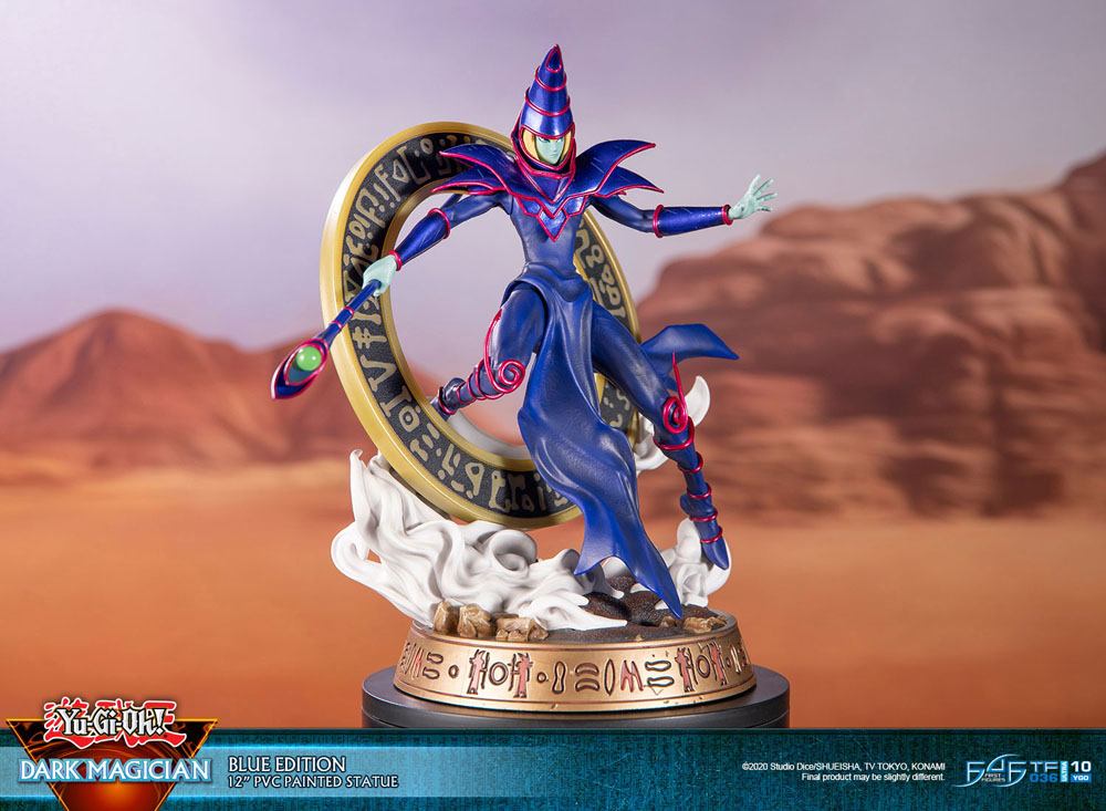 Yu-Gi-Oh! F4F Statue DARK MAGICIAN Blue / Purple