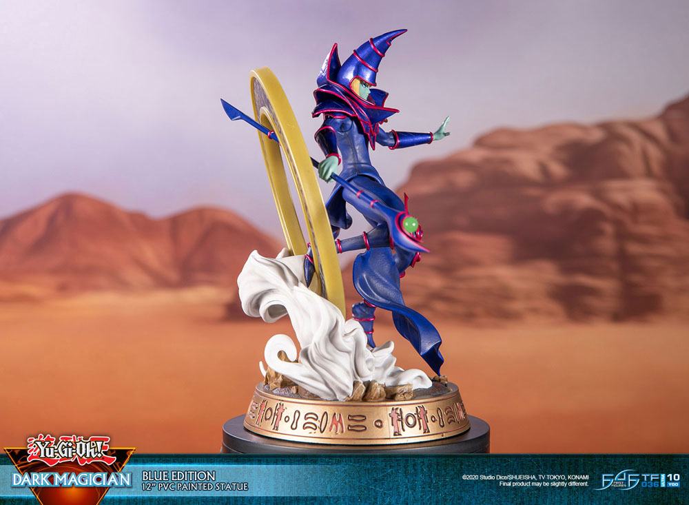 Yu-Gi-Oh! F4F Statue DARK MAGICIAN Blue / Purple