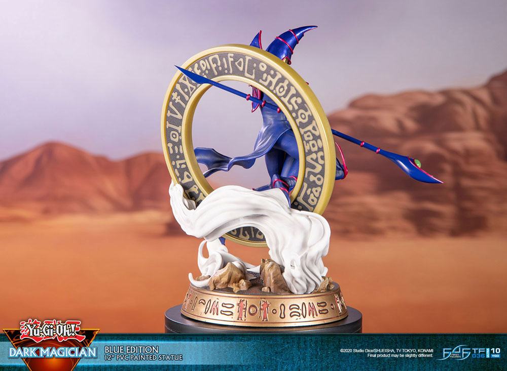 Yu-Gi-Oh! F4F Statue DARK MAGICIAN Blue / Purple
