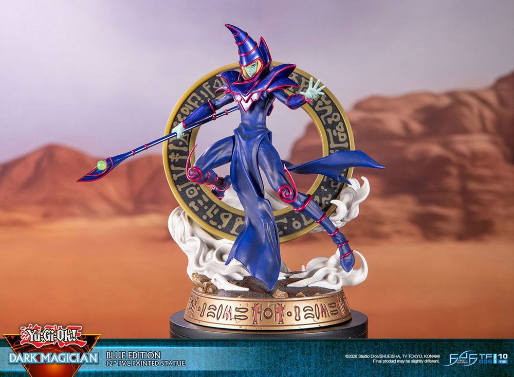 Yu-Gi-Oh! F4F Statue DARK MAGICIAN Blue / Purple