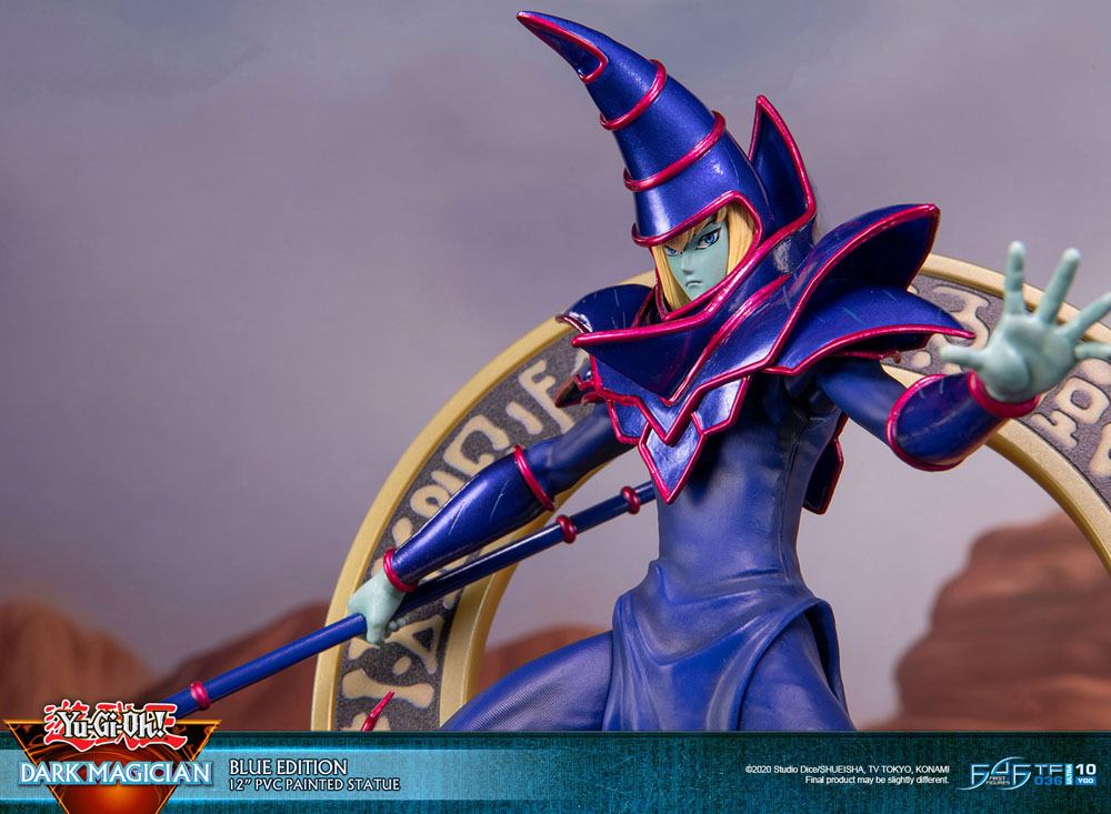 Yu-Gi-Oh! F4F Statue DARK MAGICIAN Blue / Purple