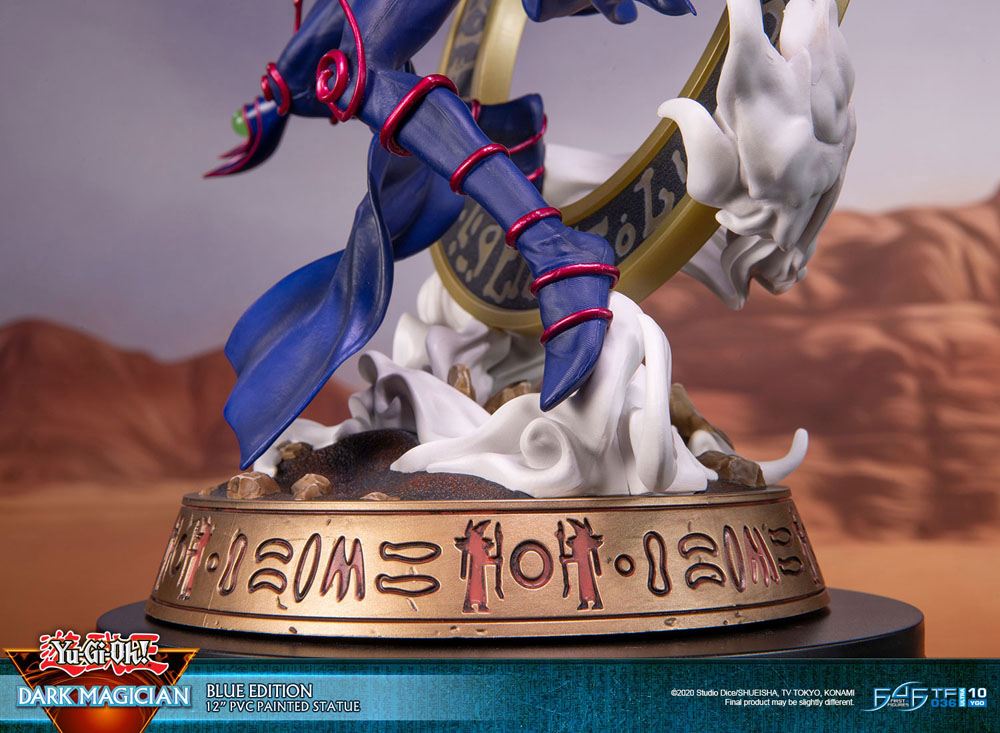 Yu-Gi-Oh! F4F Statue DARK MAGICIAN Blue / Purple