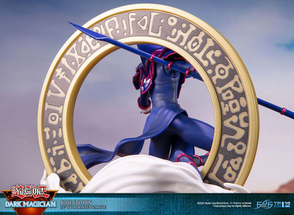 Yu-Gi-Oh! F4F Statue DARK MAGICIAN Blue / Purple