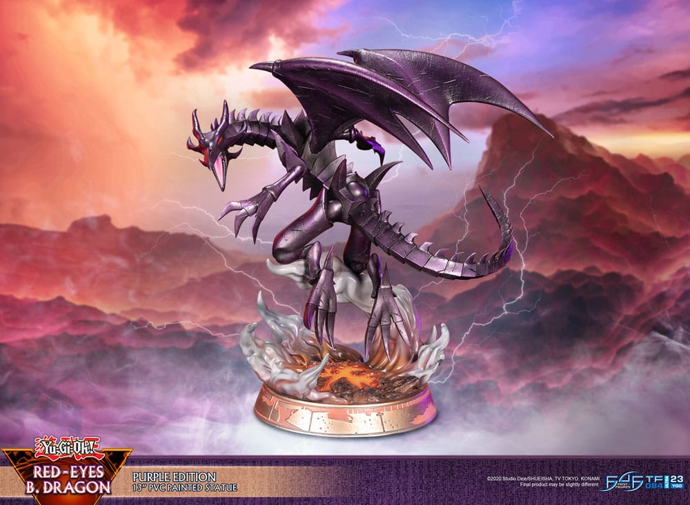 Yu-Gi-Oh! - Statue Rotäugiger B. Drache, Farbe Schwarz
