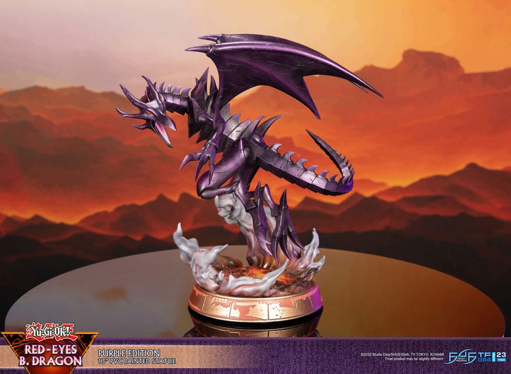 Yu-Gi-Oh! - Statue Rotäugiger B. Drache, Farbe Schwarz