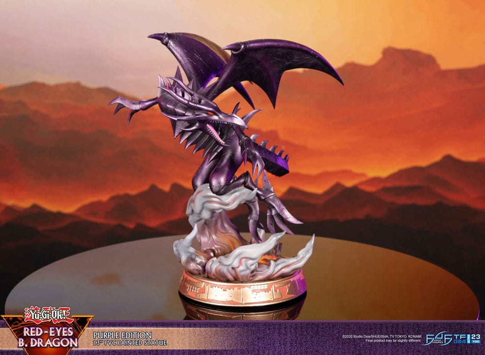 Yu-Gi-Oh! - Statue Rotäugiger B. Drache, Farbe Schwarz