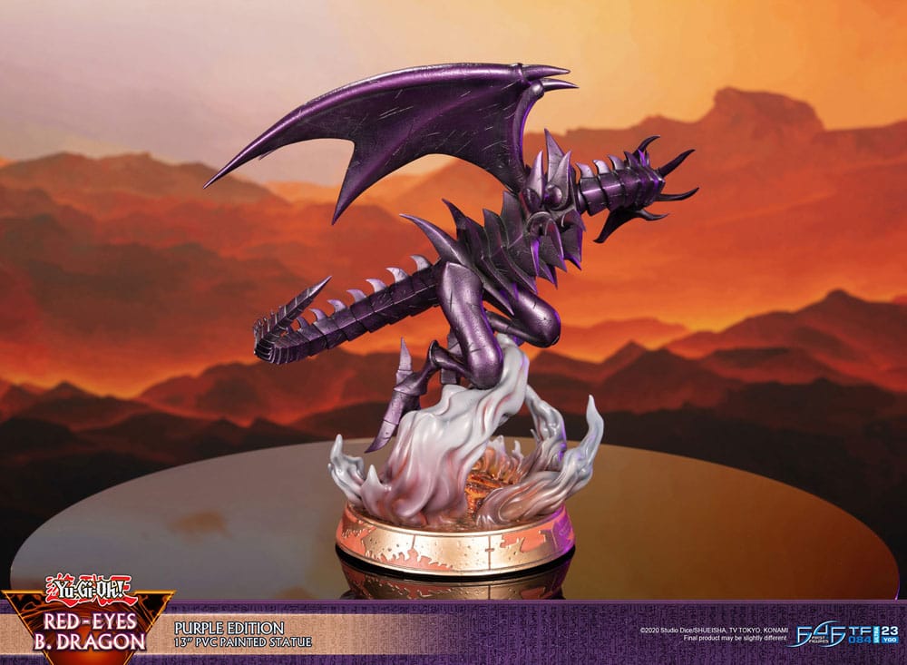 Yu-Gi-Oh! - Statue Rotäugiger B. Drache, Farbe Schwarz